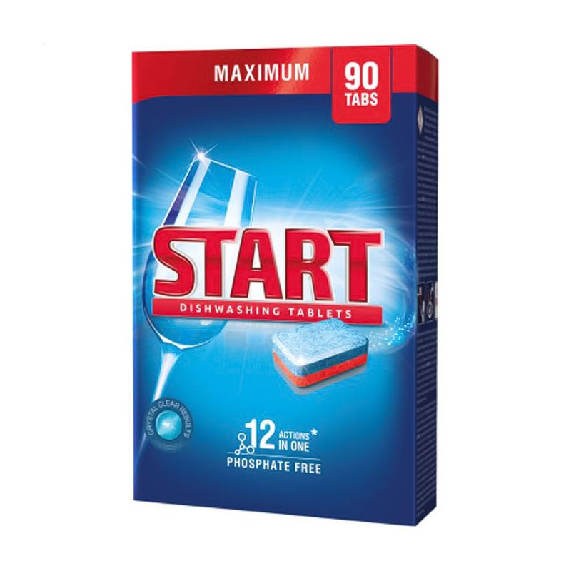 Таблетки для посудомийної машини START. Maximum, 90 шт